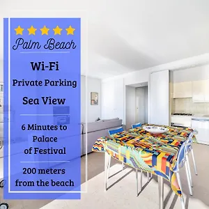  Appartement Palm Beach- Free Wifi- Parking- Sea View